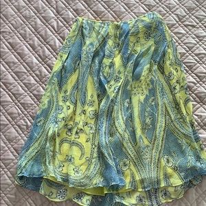 Anne Klein silk skirt